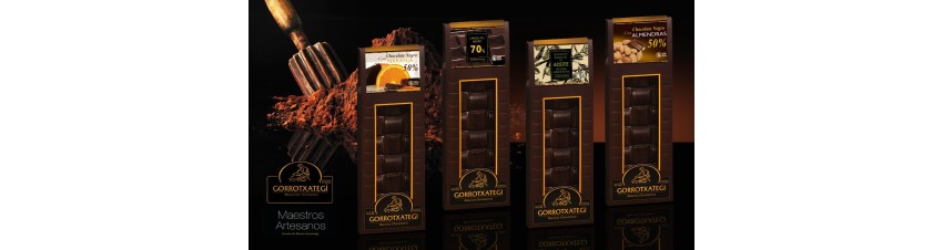 Tabletas de chocolate artesanal - Gorrotxategi